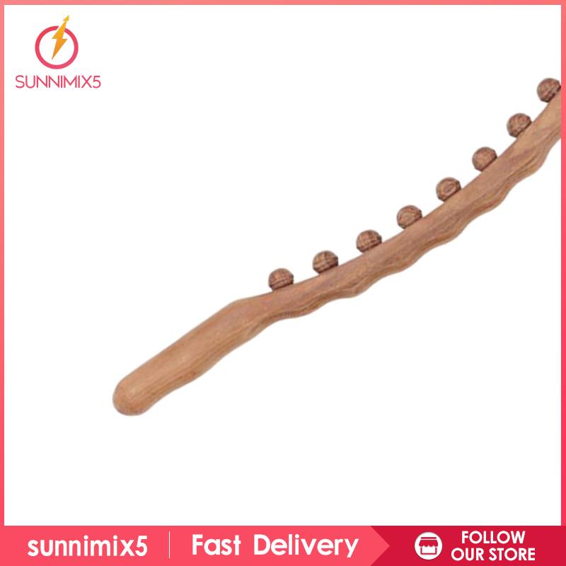 [Trend Sport] Con Lăn Gỗ Gua Sha Cầm Tay Chuyên Nghiệp Để Định Hình Cho Lưng Và Eo