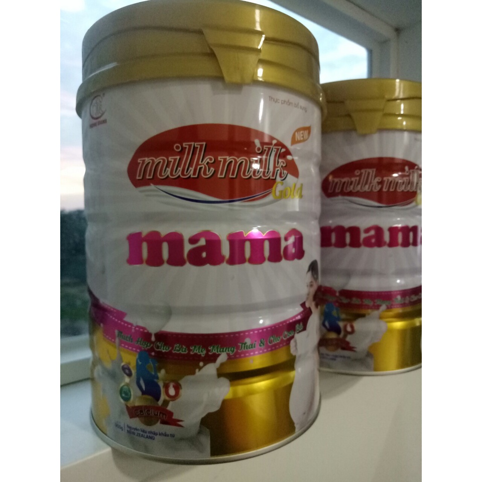 Sữa milkmilkgold mama 900g dinh dưỡng cho mẹ mang thai và cho con bú loại 900g