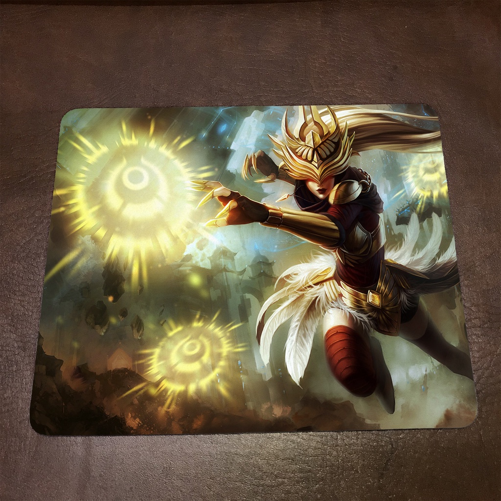 Lót chuột máy tính League of Legends SYNDRA - Mẫu 1 Mousepad cao su êm ái, nhận in theo yêu cầu