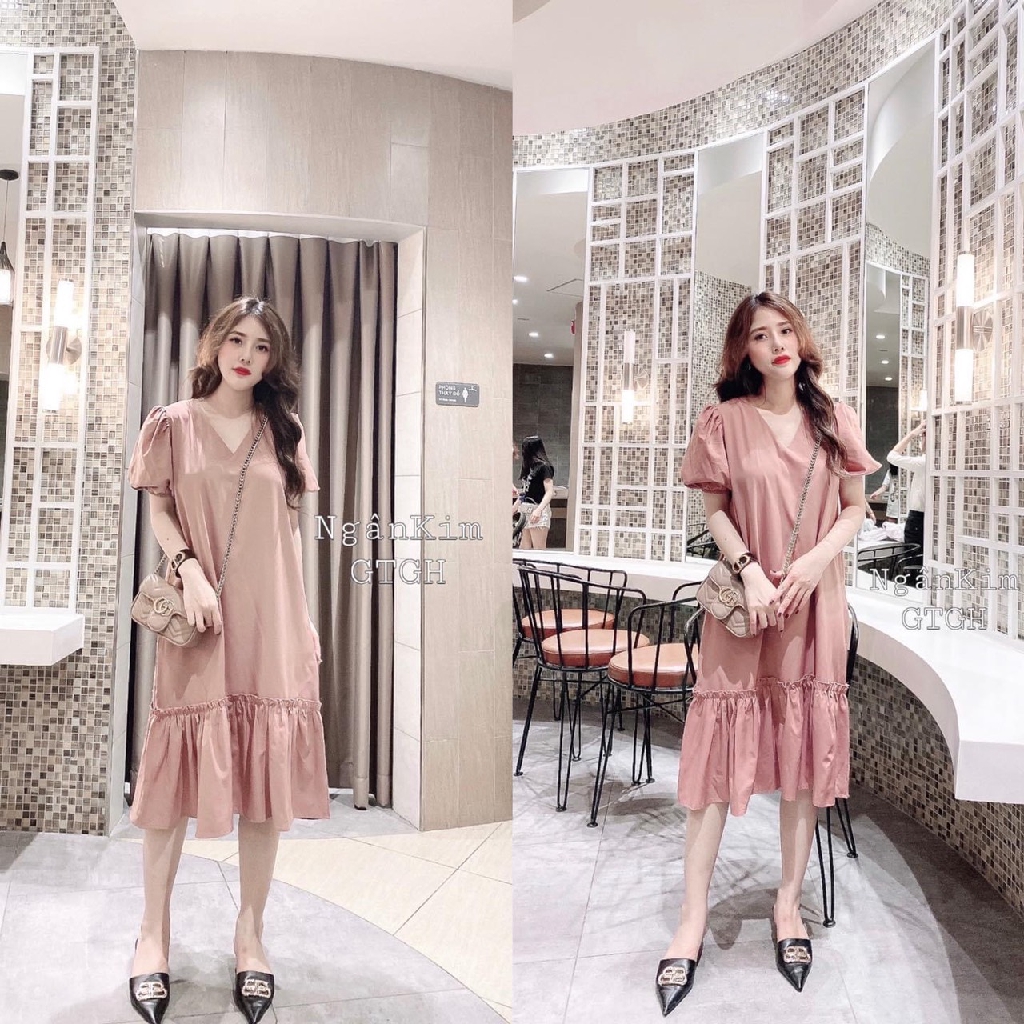 VÁY MAXI ĐUÔI CÁ CỔ TIM | BigBuy360 - bigbuy360.vn