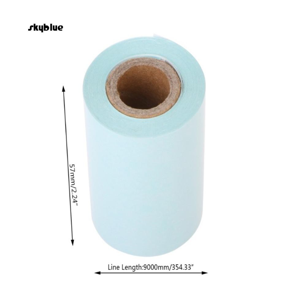 3 cuộn giấy dán nhiệt tự dính 57x30mm cho Paperang P1 | WebRaoVat - webraovat.net.vn