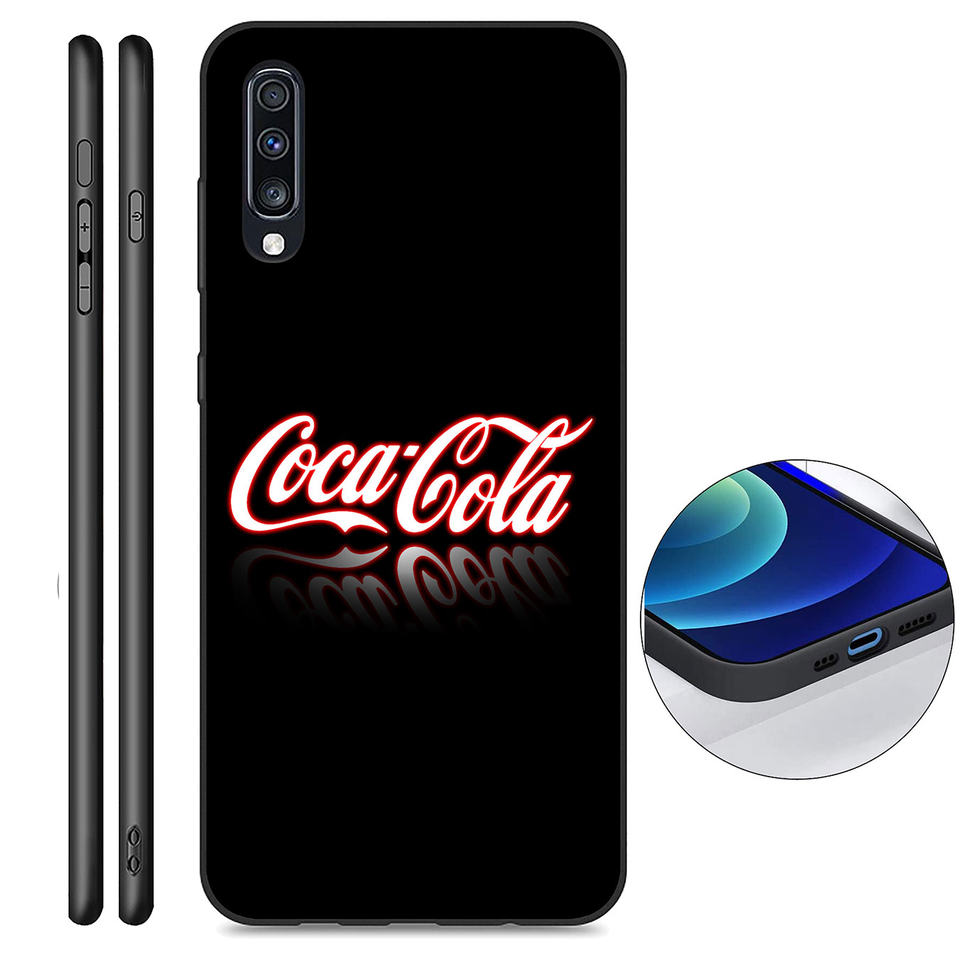 Ốp Điện Thoại Silicon Dẻo Họa Tiết Logo Coca Cola Độc Đáo Cho Huawei P30 Pro Lite Y6 Y7 Y9 Prime 2019 2018 Y9Prime