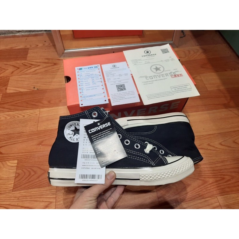 Giày Convers 1970s Đen Cao BẢN ĐẸP [Full Box BILL - Size 36>43]