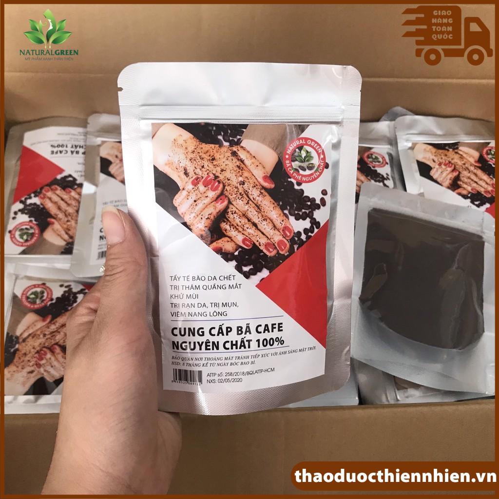 100g Bã cafe tắm trắng tẩy da chết siêu mịn