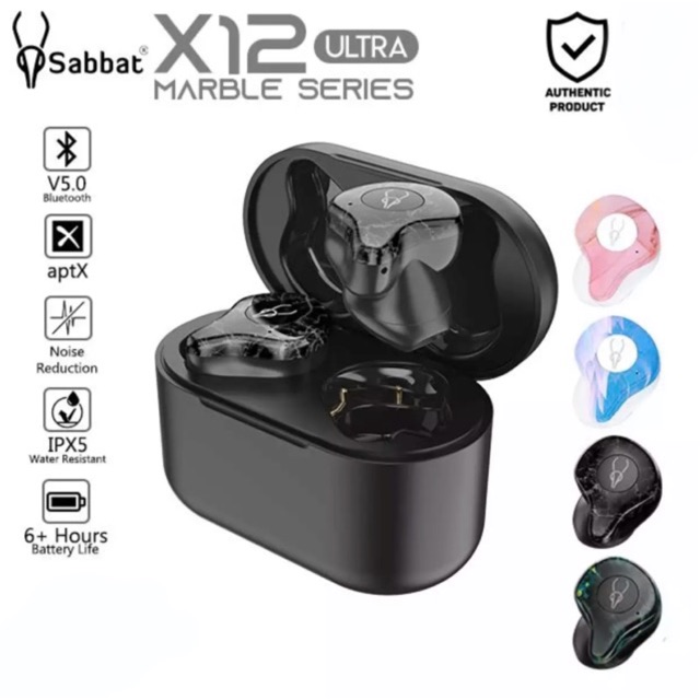 Tai nghe Sabbat X12 Pro / X12 ULTRA -tai nghe bluetooth không dây hoàn toàn truewireless-chống mỏi tai