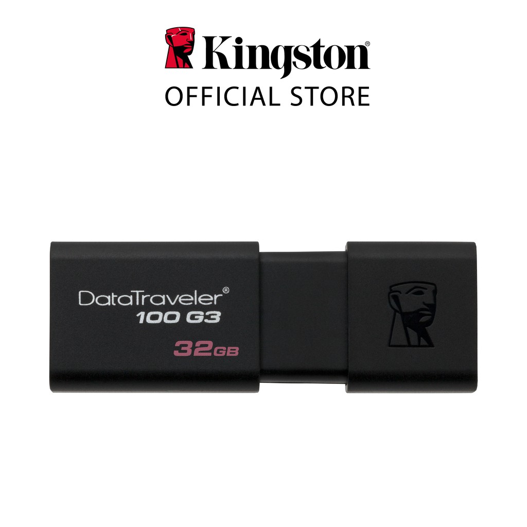 USB Kingston 3.0 32GB DataTraveler 100G3 DT100G3/32Gb nắp trượt tốc độ upto 100MB/s | BigBuy360 - bigbuy360.vn