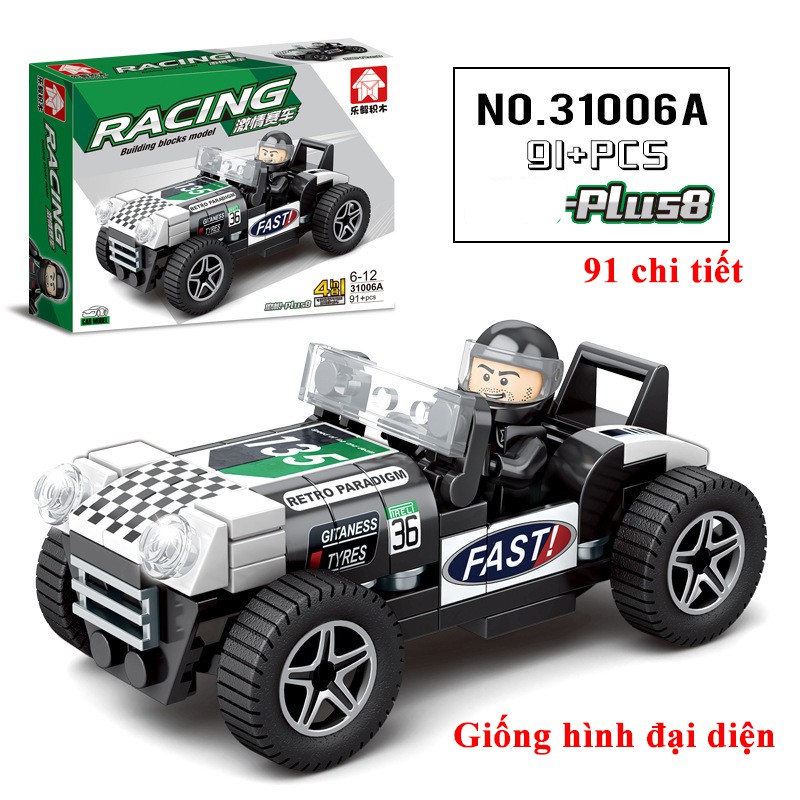 Tuyển tập bộ xếp hình LEGO ô tô đồ chơi cho bé, nhiều chi tiết phát triển tư duy và cả nhà có thể chơi cùng nhau