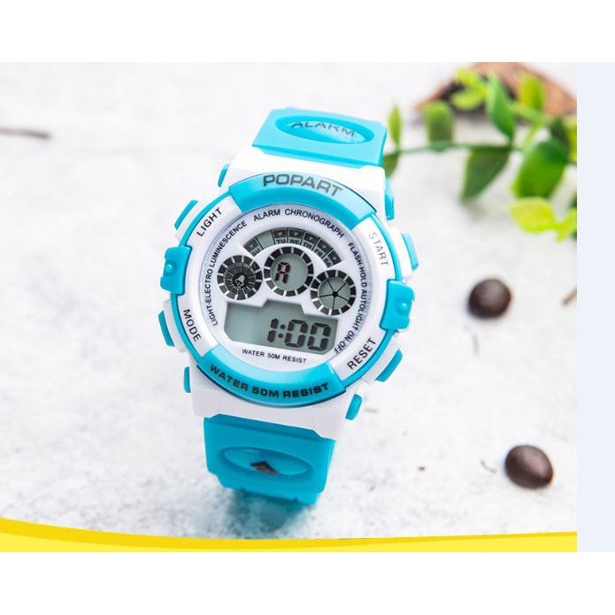 Đồng hồ trẻ em PASNEW P-3 có đèn sáng ban đêm chống nước 50m dây cao su | BigBuy360 - bigbuy360.vn