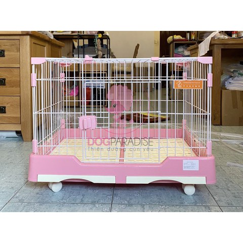 Chuồng cho chó JCB cạnh thép sơn tĩnh điện chắc chắn 3 màu lựa chọn cỡ M/L/XL - Dog Paradise