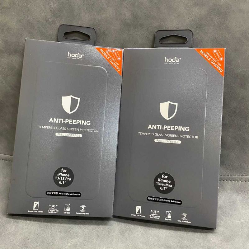 Kính cường lực chống nhìn trộm Iphone 12/12 pro/12 pro max HODA 2in1 ANTI  PEEPING MATTE - hàng cao cấp