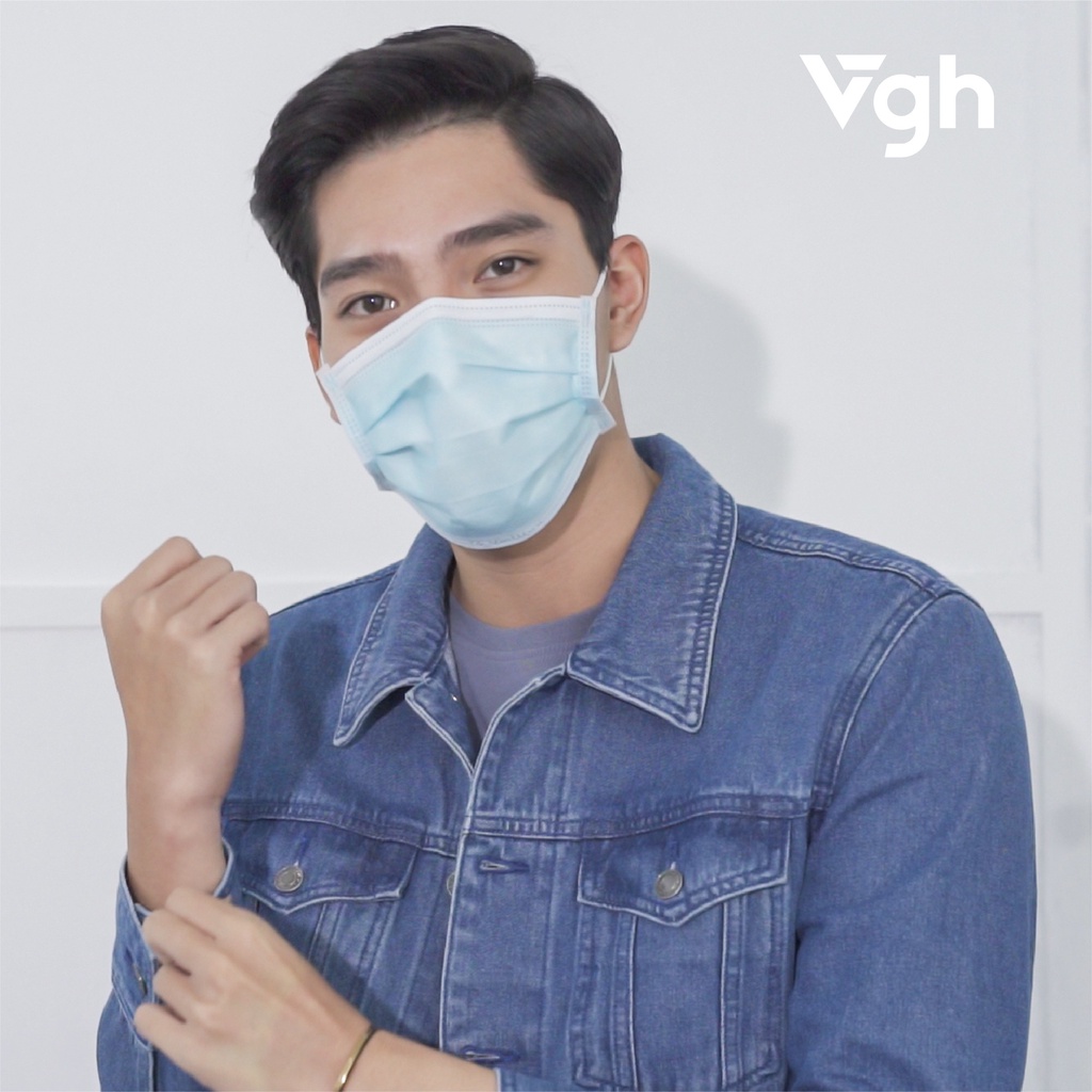 Khẩu trang y tế VG Eco Mask kháng khuẩn và bụi siêu mịn 95%  - Chính hãng VG Healthcare -  Hộp 50 chiếc