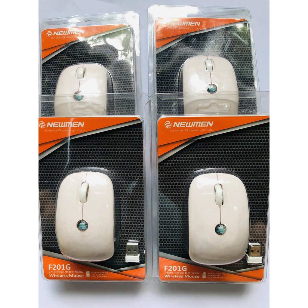 Chuột máy tính không dây thông minh Newmen F201G thời trang cao cấp chính hãng