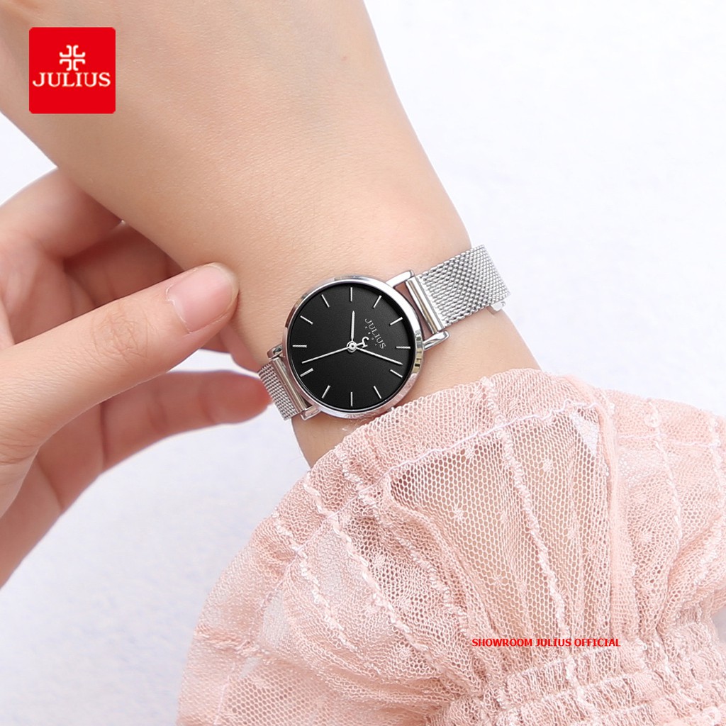 Đồng hồ nữ dây thép Julius Ja-1164 [Julius Official]