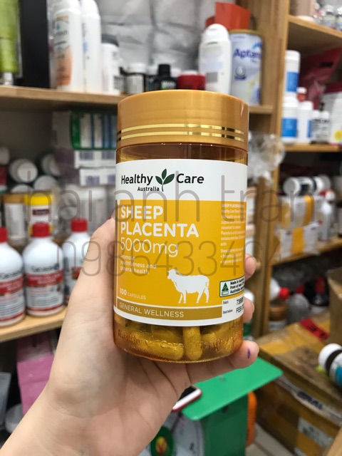VIÊN UỐNG NHAU THAI CỪU HEALTHY CARE SHEEP PLACENTA 5000MG | BigBuy360 - bigbuy360.vn