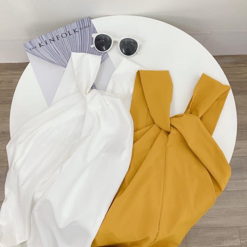 VÁY MAXI XOẮN NGỰC CỔ YẾM | BigBuy360 - bigbuy360.vn