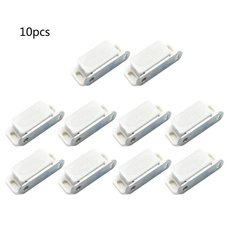 Bộ 10 Cái Khóa Cửa Tủ Bằng Nhựa Có Nam Châm