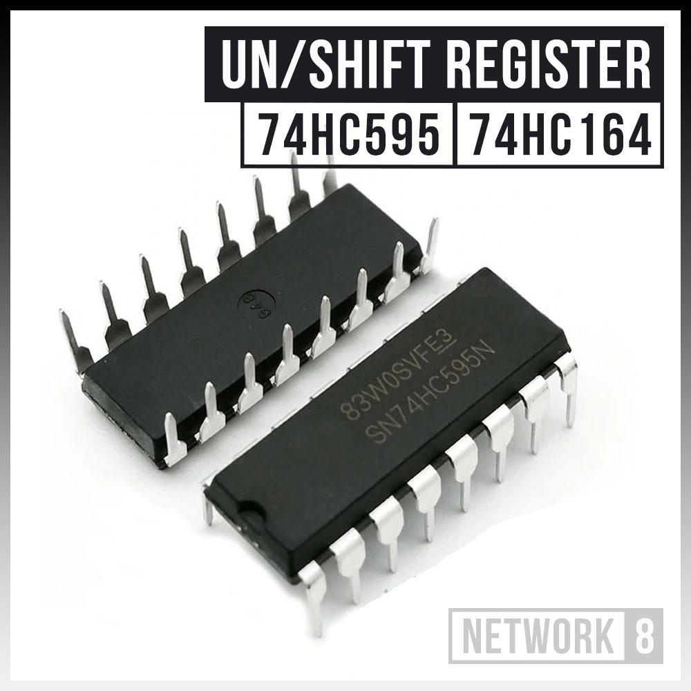 Bộ Vi Mạch Sn74Hc595N Sn74Hc164N 74hc595 74hc164 Dip-16 8bit Ic