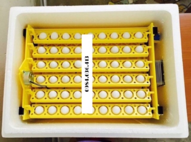 Khay đảo trứng tự động 54 quả làm từ nhựa ABS - Tự đảo trứng
