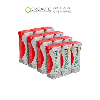 Combo 4 lốc Ogomeal Vị Đậu Đỏ 250ml/hộp (12 hộp) - Bữa ăn thay thế, hỗ trợ giảm cân, bổ sung đủ vitamin và khoáng chất