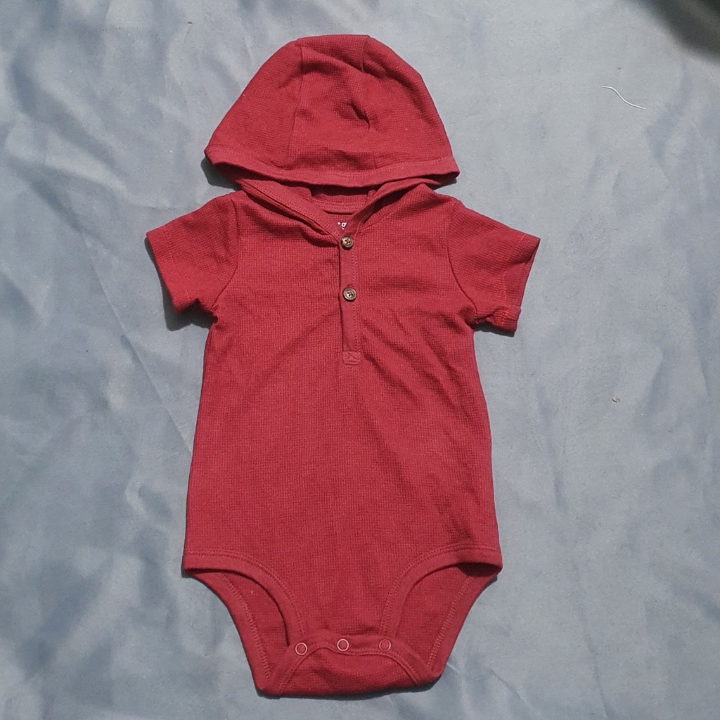 Body chip cộc tay cổ bẻ hàng xuất dư cho bé (3-24m)