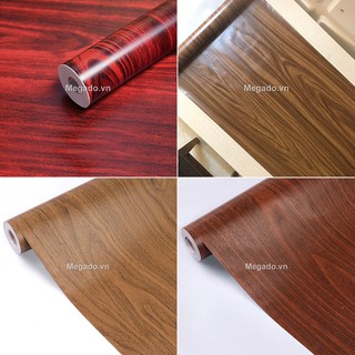 Giấy dán giả gỗ, giấy dán bàn dán tủ [G17-0003]