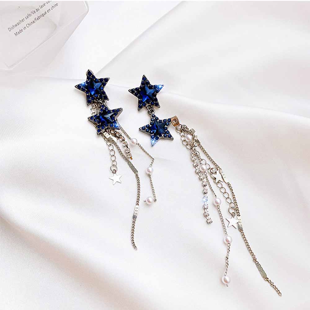 Khuyên Tai Chuỗi Đính Hạt Ngọc Trai