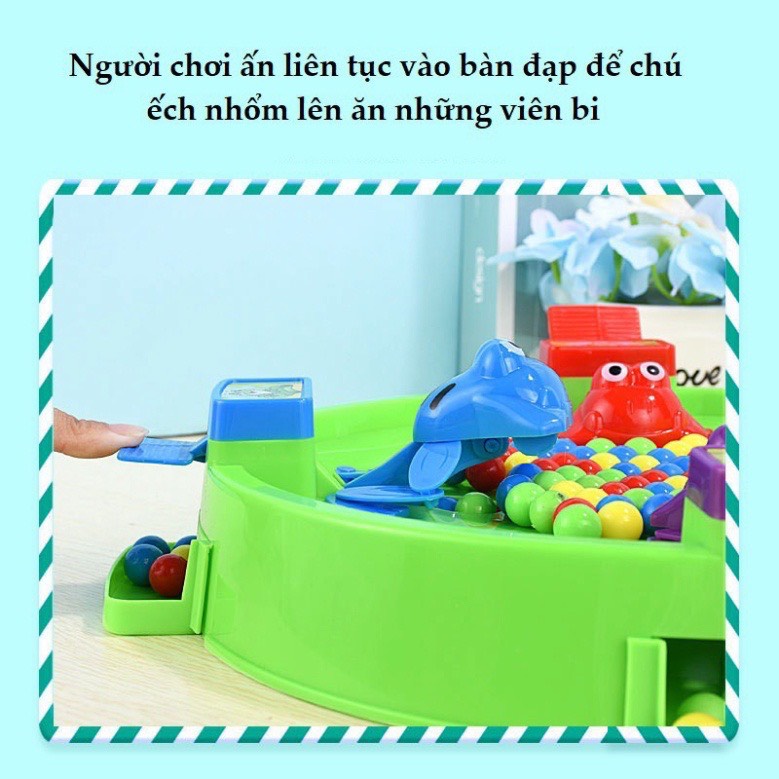 Đồ chơi ếch ăn kẹo cho cả gia đình 4 người chơi - Đồ chơi tương tác trẻ em 3 4 5 6 tuổi
