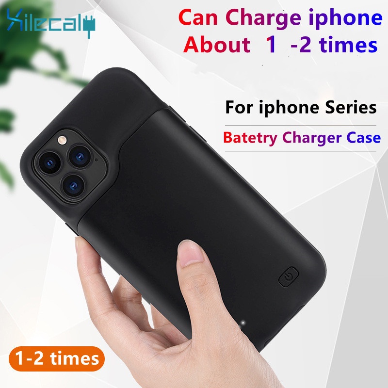 ❣Ốp Điện Thoại Tích Hợp Sạc Dự Phòng 10000mah Cho iphone 14 13 pro 12 11 pro max xs max xr 7 8