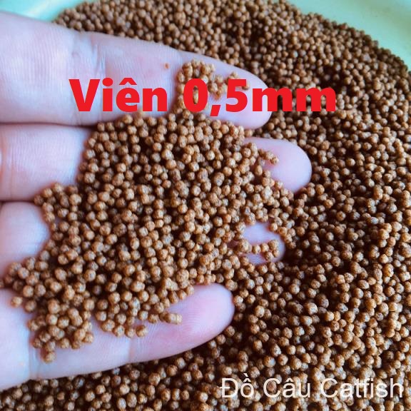 1KG Thức Ăn Cá Kiểng ĐẠM CAO,7 màu,3 đuôi,beta,Chép,Koi-cám cá koi đạm cao