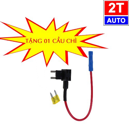 Dây câu/ nối cầu chì dùng cho ô tô, xe hơi (Car Fuse Adapter Tap, Fuse Holder/ Connector - Mini type). SKU: 135