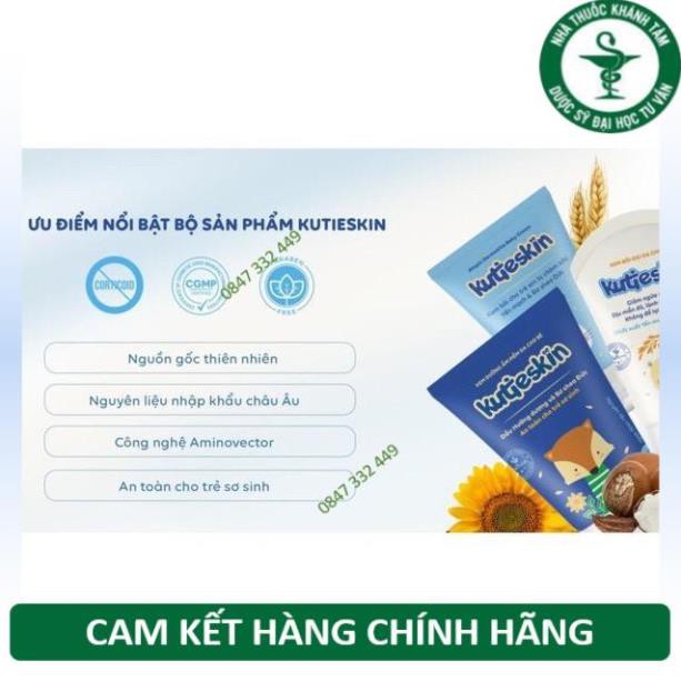 KUTIESKIN - BỘ SẢN PHẨM CHĂM SÓC LÀN DA BÉ [DƯỠNG ẨM, CHÀM SỮA, NGỨA, HĂM, KUTIE SKIN]