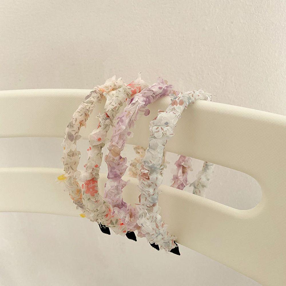 IVORY Băng Đô Ren Hoa Thời Trang Hàn Quốc