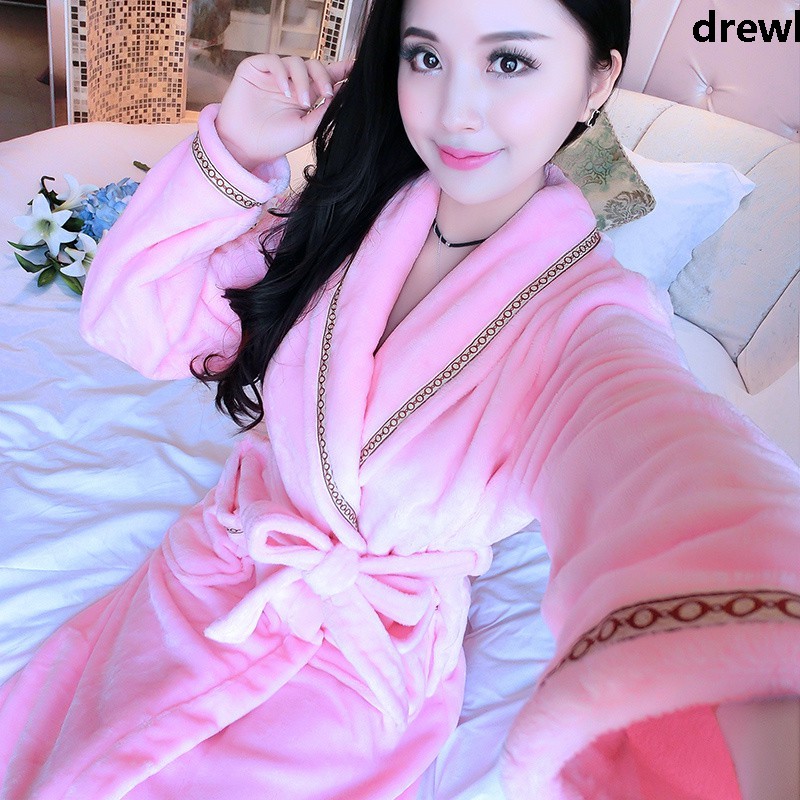 Áo Choàng Tắm Bằng Nỉ Dày Dặn Mềm Mại Thời Trang Quyến Rũ Cho Nữ | BigBuy360 - bigbuy360.vn