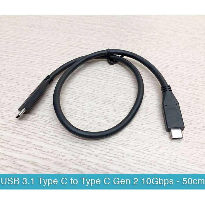 Cáp USB 3.1 Type C Male to Male Gen 2 10Gbps