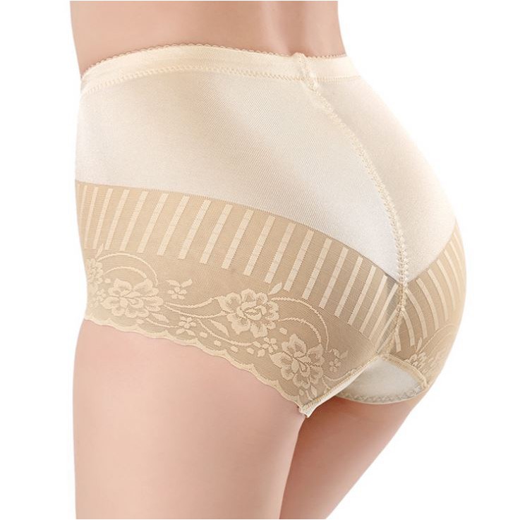 Quần Lót Cạp Cao Ren Mềm Không Lộ Viền Cao Cấp P361