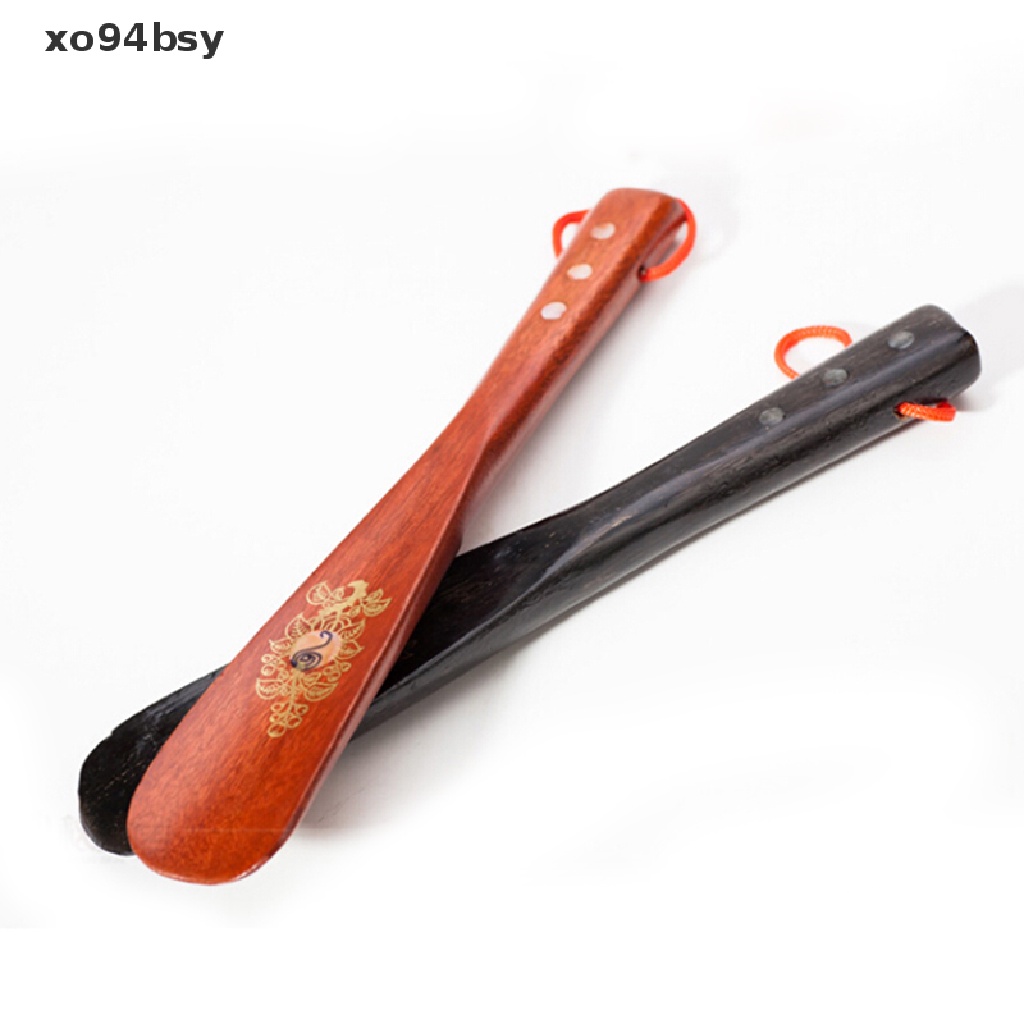 [xo94bsy] Wooden Durable Handle Shoehorn Shoe Horn Aid Stick Remover Tool 22cm OZ [xo94bsy]