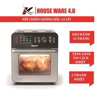 Nồi Chiên Không Dầu 2GOOD S20 Inox 304 - Chế Biến Cùng Lúc 2 Món -16 Chế Độ Nấu - 15 Lít