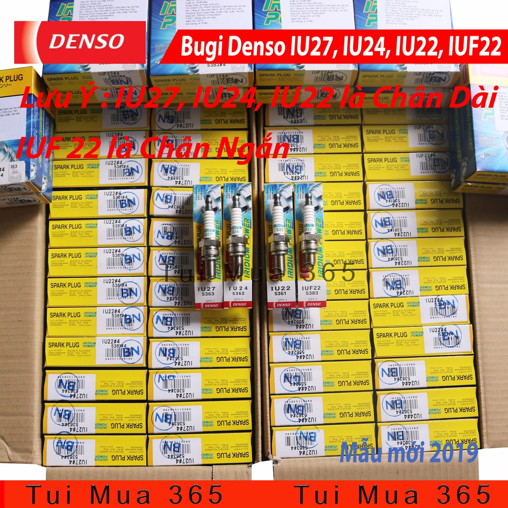 Mã LIFEAU01 giảm 10% tới 50k đơn 150k Bugi Denso IRIDIUM POWER IU27, IU24,