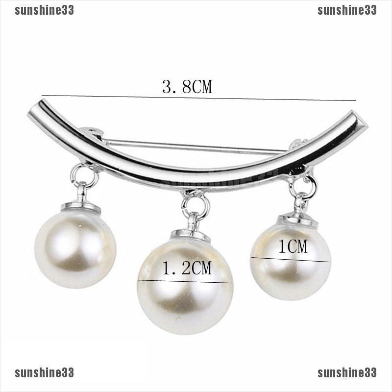 Ghim cài cố định áo cardigan sweater an toàn trang trí ngọc trai thời trang