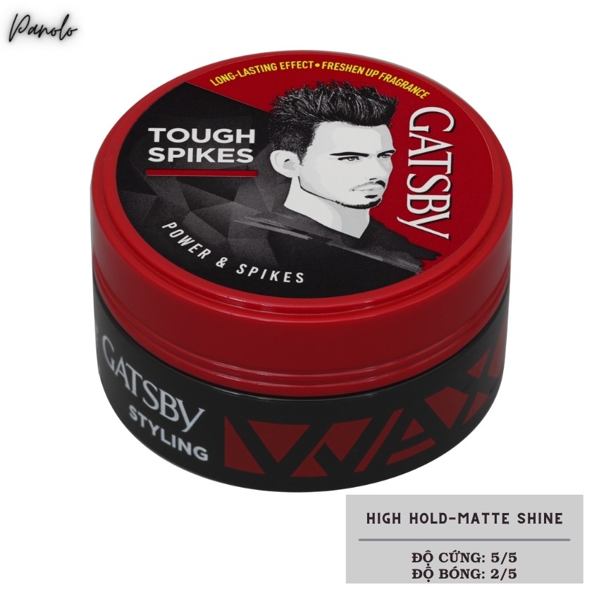 Sáp Vuốt Tóc Nam Gatsby Power &amp; Spikes 25g, High Hold, Matte Shine