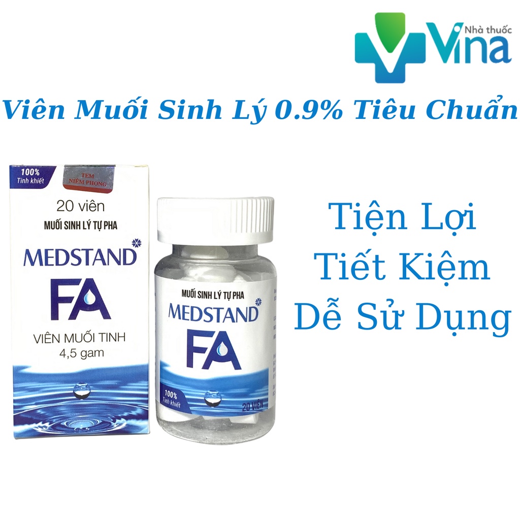 Viên muối sinh lý tự pha MEDSTAND FA 4,6G