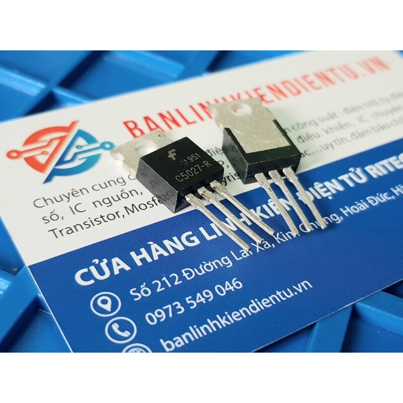 [Combo 5 chiếc] C5027-R, 2SC5027-R, C5027 Transistor NPN 850V/3A/50W TO-220