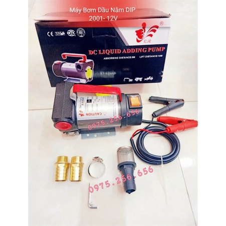 Máy Bơm dầu 12V nằm DIP phụ tùng ô tô phụ tùng Hùng Lỳ