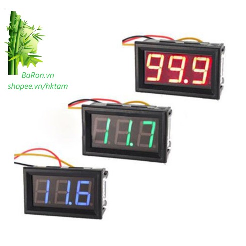 Vôn Kế Điện Tử 0.56 Inch 3.5-30VDC