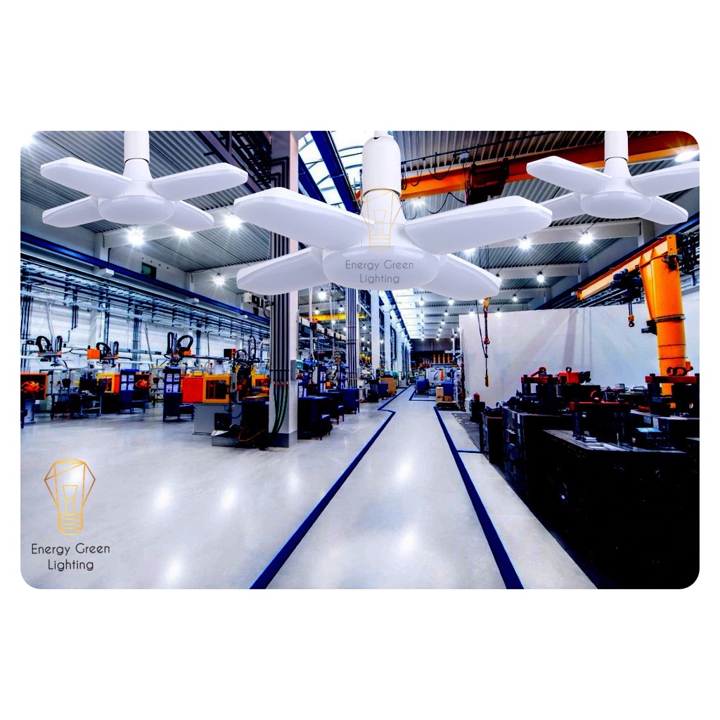 Combo Bộ Energy Green Lighting 3 BÓNG ĐÈN LED 4 CÁNH QUẠT ĐÁY PHÁT SÁNG BX-60 -Bảo Hành 12 Tháng