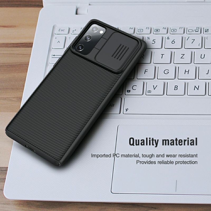 Ốp lưng Nillkin trước bảo vệ camera cho Samsung S20 FE camshield chính hãng