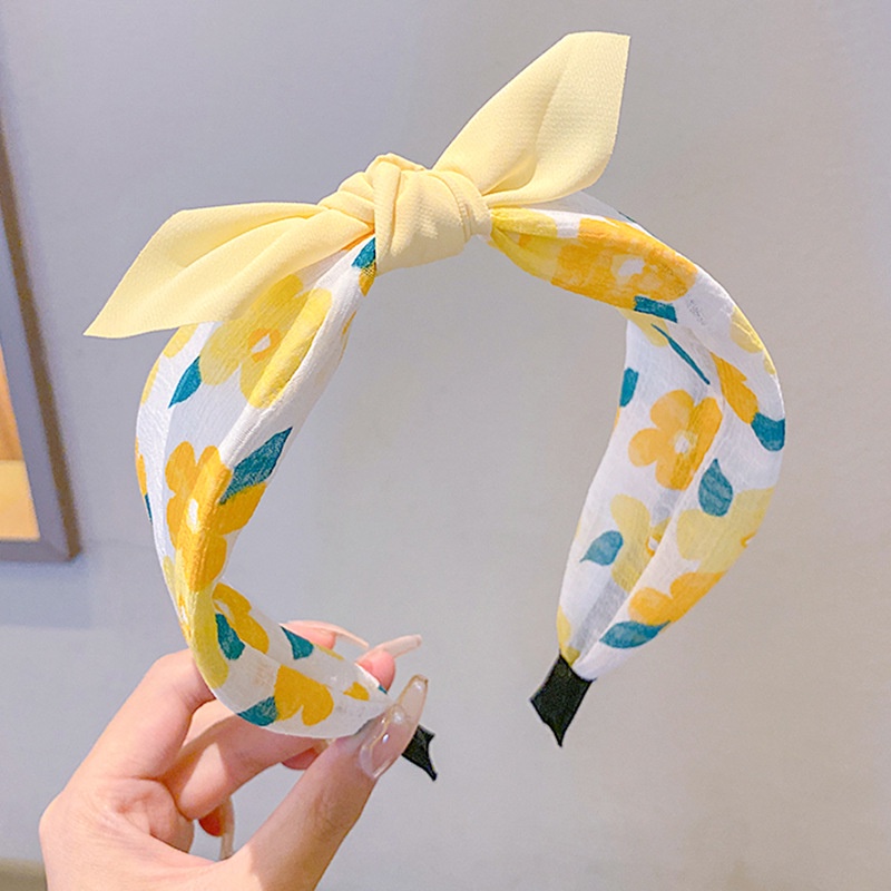 Cài tóc cho bé thắt nút mẫu hoa màu sắc tươi tăn xinh xắn phong cách Hàn Quốc - Selenshop