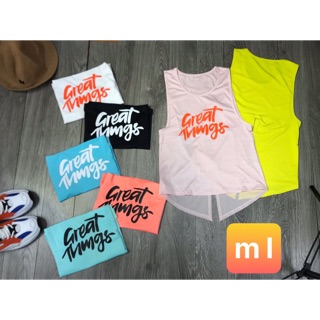 Áo tanktop phối tà mẫu mới siêu xinh