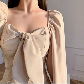 Váy thắt nơ ngực