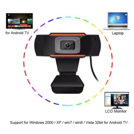 Webcam USB 2.0 1080P tiện lợi dành cho máy tính | BigBuy360 - bigbuy360.vn